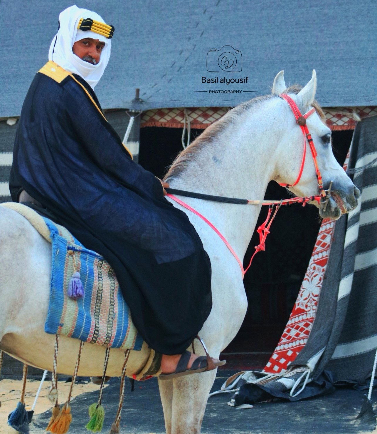 ورشة تكنيكات بالتعاون مع مربط اوصاف للخيل العربية لتصوير ثيم اليوم السعودي بتاريخ 16 فبراير 2024