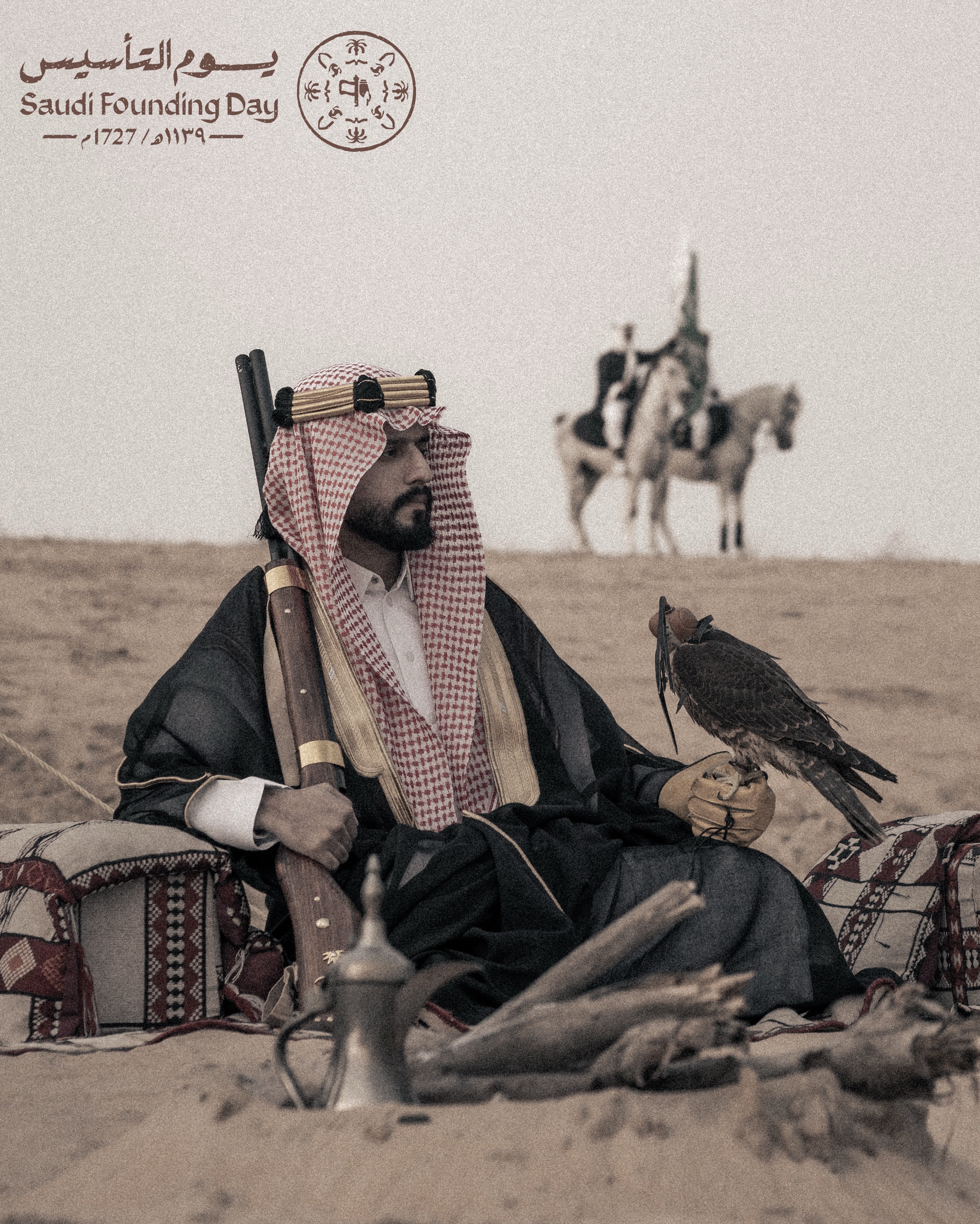 ورشة تصوير يوم التأسيس بالتعاون بين قروب تكنيكات فوتوغرافيه و مربط اوصاف للخيل العربية